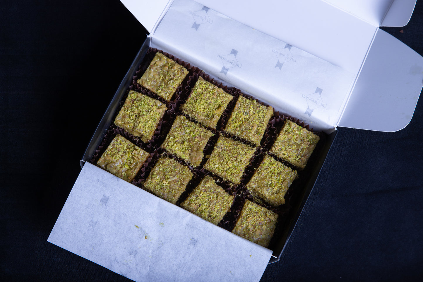 Mini Brownies Pistacho Dubai (12 unidades)