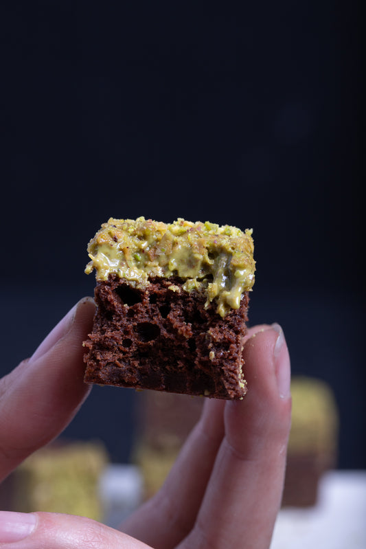 Mini Brownies Pistacho Dubai (12 unidades)