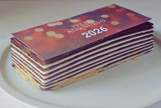 Torta Laminas de chocolate Año Nuevo 2026