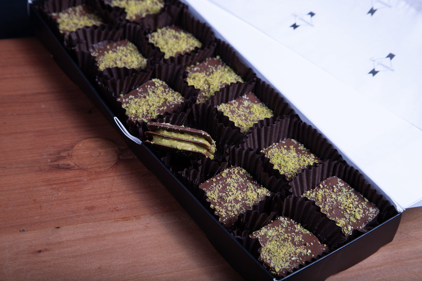 Boccalines Pistacho Dubai (12 unidades)