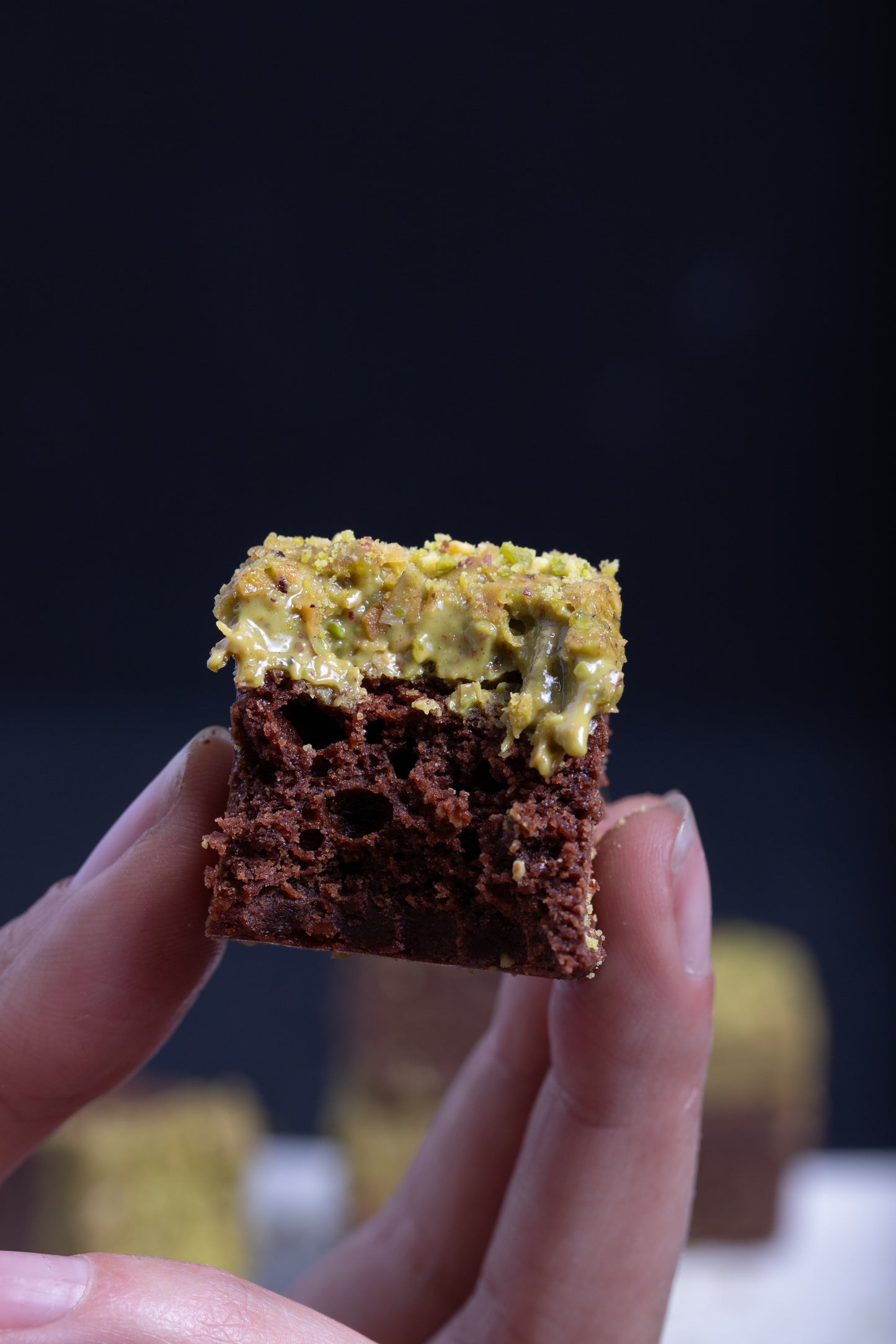 Mini Brownies Pistacho Dubai (12 unidades)