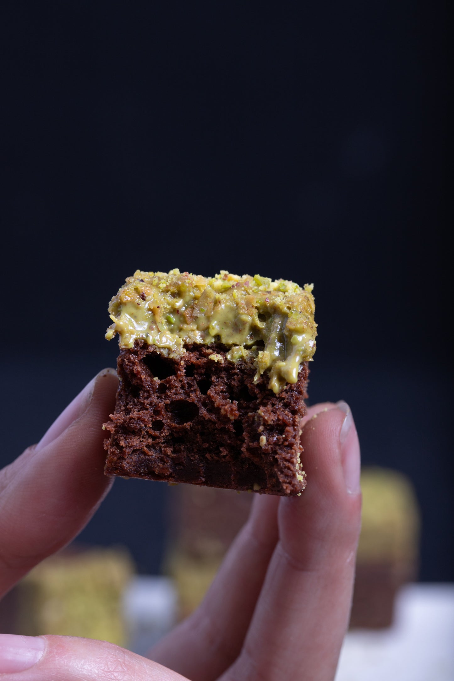 Mini Brownies Pistacho Dubai (12 unidades)