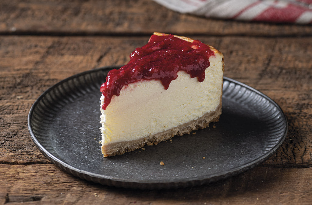 Cheesecake New York Frambuesa (20 trozos)