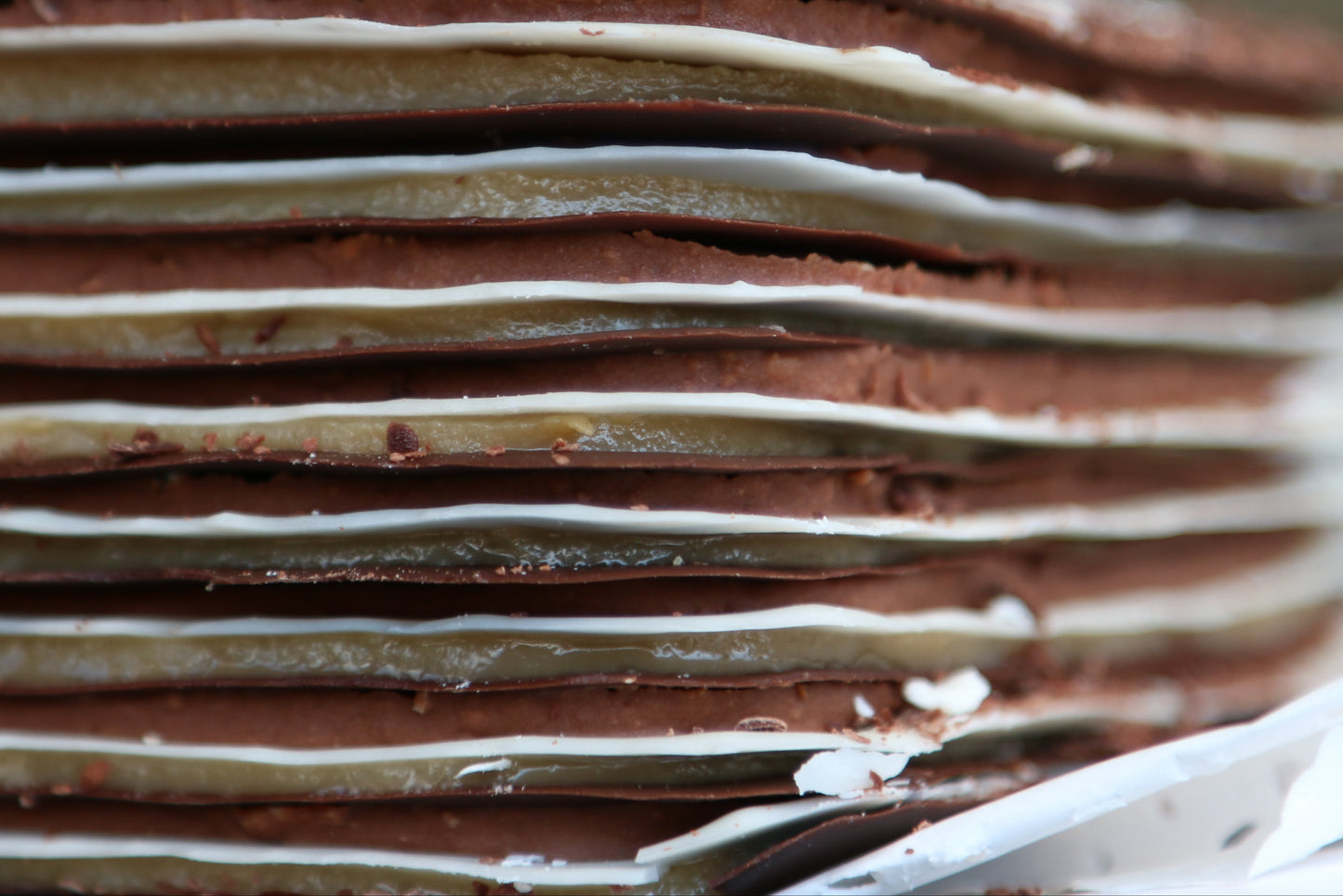 Torta de láminas de chocolate | Nutella - Manjar de Campo B&S