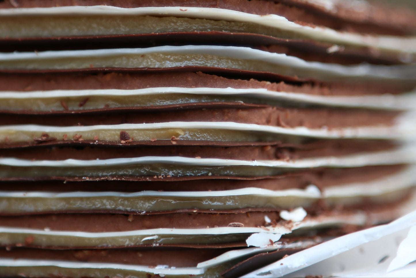 Torta de láminas de chocolate | Nutella - Manjar de Campo B&S