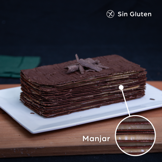 Torta de láminas de chocolate | Manjar de Campo