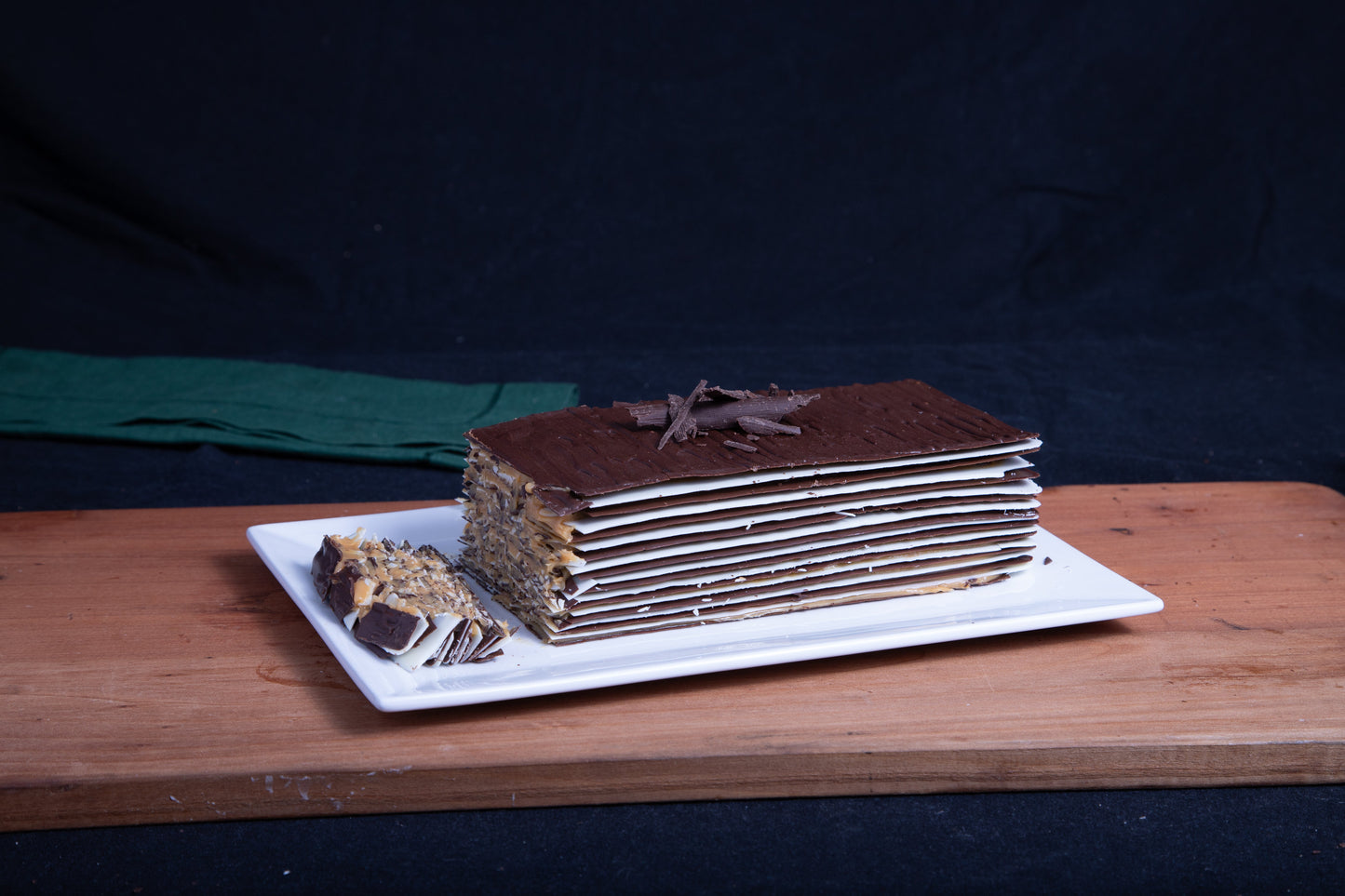 Torta de láminas de chocolate | Manjar de Campo B&S